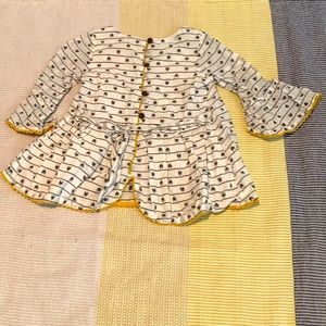Cotton Patterned Tunic Top- 3T